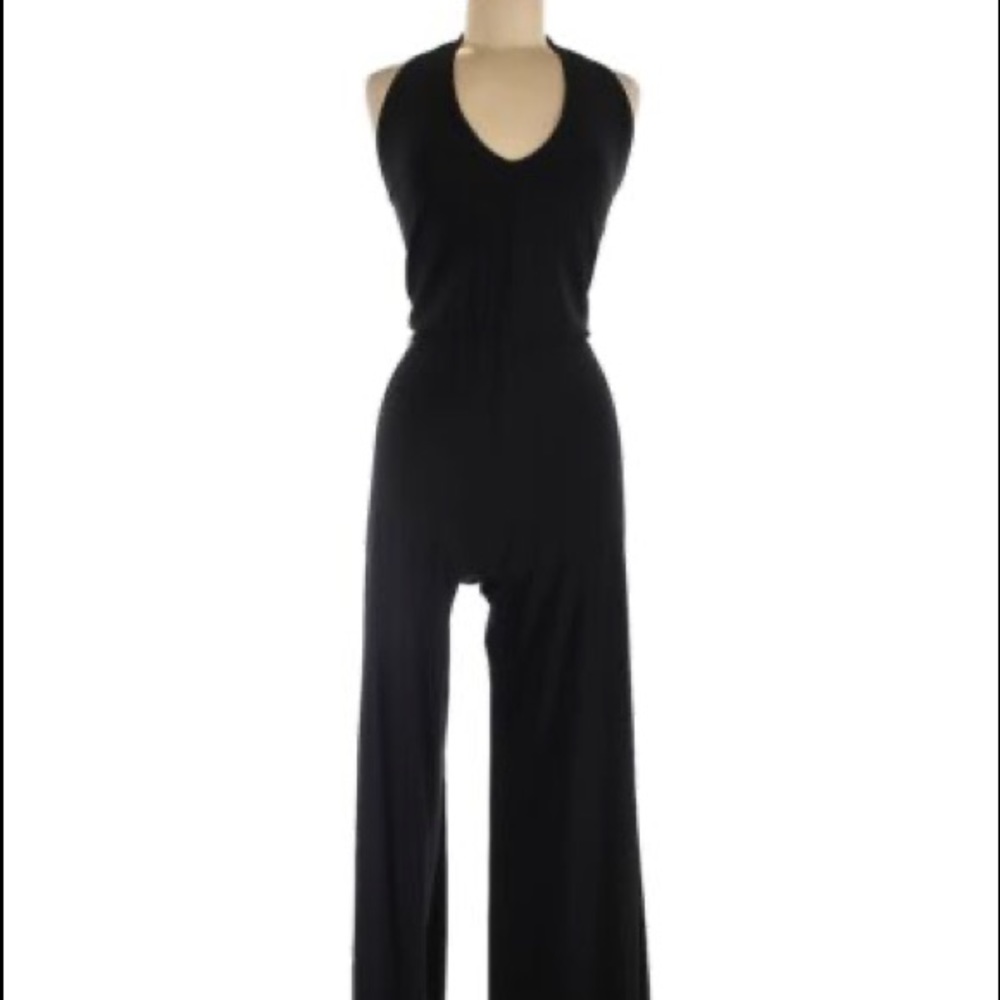 Black jumpsuit. Sleeveless
